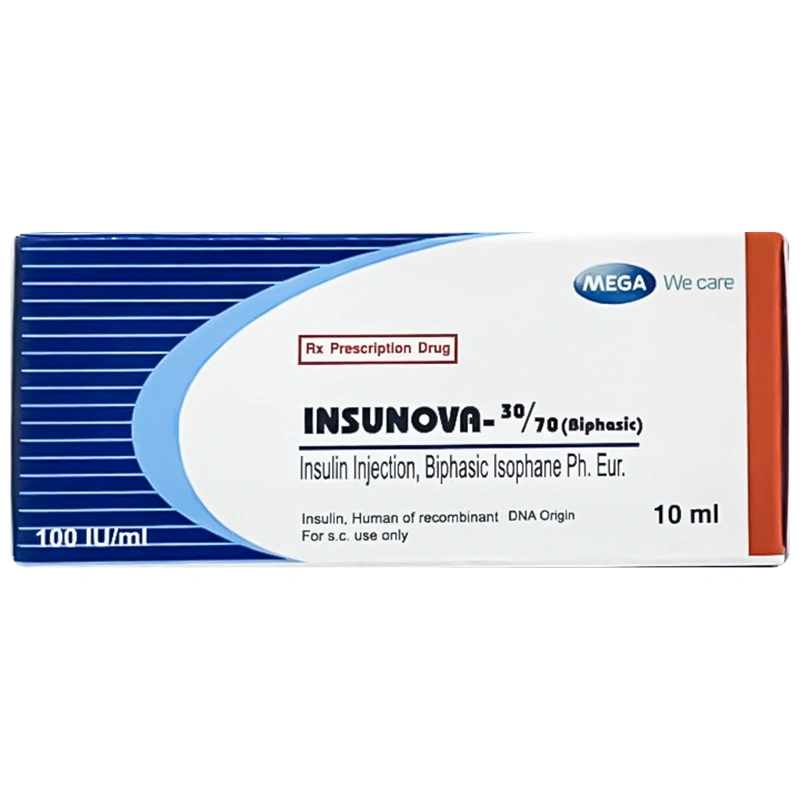Insunova trị bệnh đái tháo đường (1 lọ x 10ml) - 